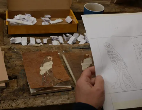 Veneer, Inlay, Marquetry, Five Day Intensive, photographed by The School Of Stuff