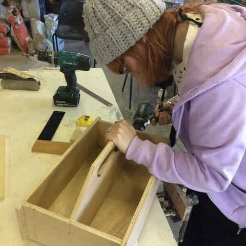 Woodwork, Toolbox Making Workshop, photographed by London Sculpture Workshop